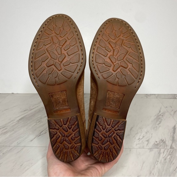 Born Beth Brown Distressed Suede Bootie 6 1/2 M - Picture 13 of 14